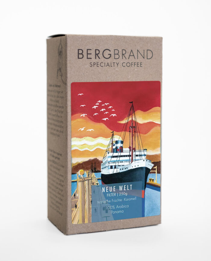 Karton Bergbrand Filterkaffee Neue Welt 250g