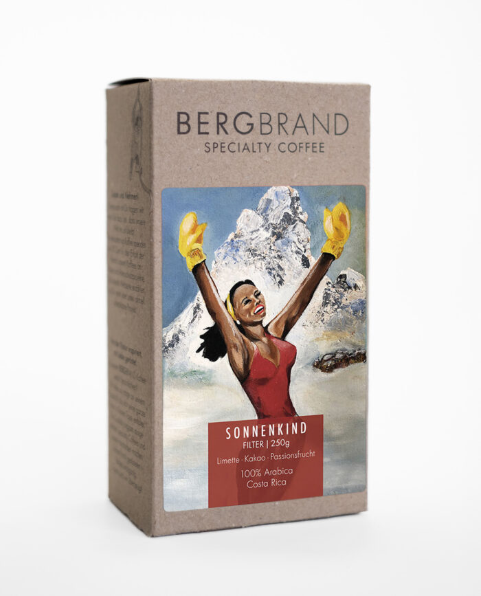 Karton Bergbrand Filterkaffee Sonnenkind 250g